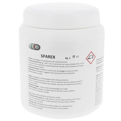 SPAREX Polvo de Encerado Blanco para Aleación de Plata x1kg