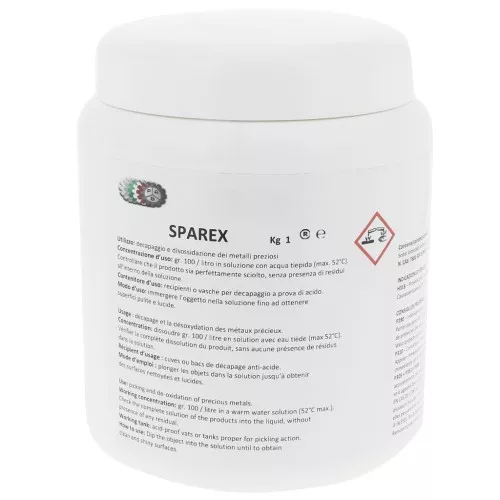 SPAREX Polvo de Encerado Blanco para Aleación de Plata x1kg