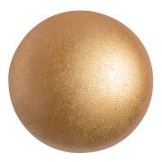 Cabujón de vidrio redondo de Puca® 25 mm - Pastel Amber x1