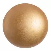 Cabujón de vidrio redondo de Puca® 25 mm - Pastel Amber x1