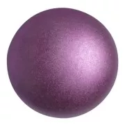 Cabujón de vidrio redondo de Puca® 25 mm - Burdeos pastel x1