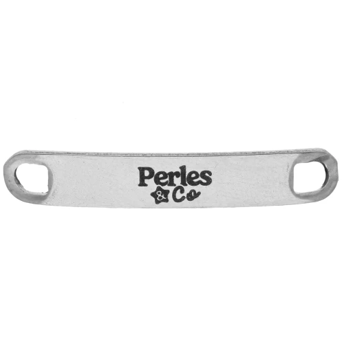 Separadores personalizados 30x5 mm con logotipo complejo - acero inoxidable 304 x100