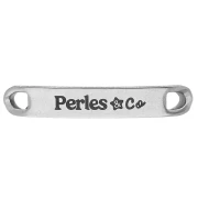 Separadores personalizados 30x5 mm con logotipo complejo - acero inoxidable 304 x100