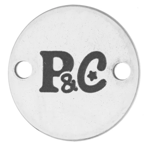Separadores personalizados 12 mm con logotipo único - acero inoxidable 304 x100