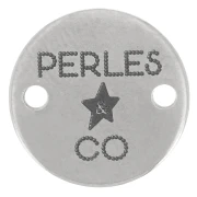 Separadores personalizados 12 mm con logotipo complejo - acero inoxidable 304 x100