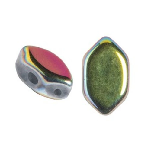 Cuentas de vidrio Paros® de Puca® 7x4 mm Full Vitrail x10g