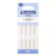 Agujas de ojo reformable de 6,4 cm - Extra grande - Acero inoxidable x4