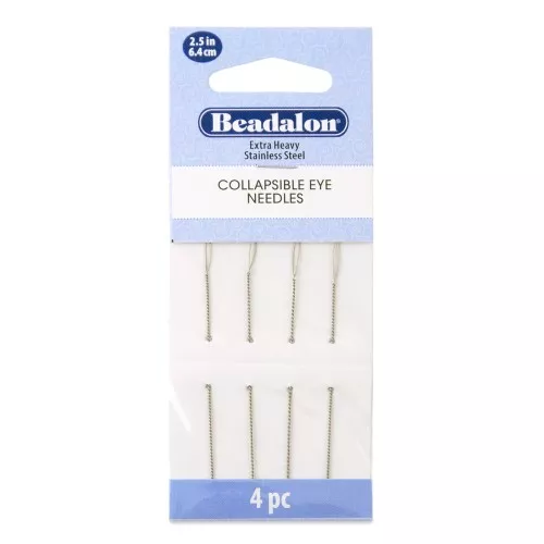 Agujas de ojo reformable de 6,4 cm - Extra grande - Acero inoxidable x4