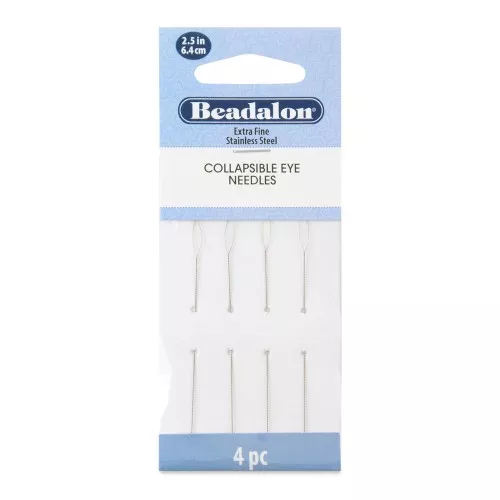 Agujas de ojo reformable 6,4 cm - Extrafino - Acero inoxidable x4