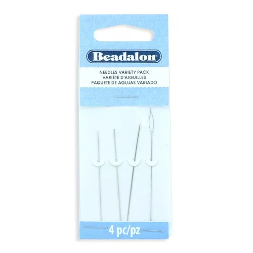 Surtido de agujas para enfilar - Acero inoxidable x4