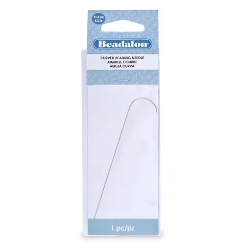 Aguja curva rígida 11,4 cm - Acero inoxidable x1