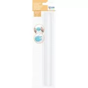 Rodillo acrílico para arcilla polimérica 23x2cm - Transparente x1