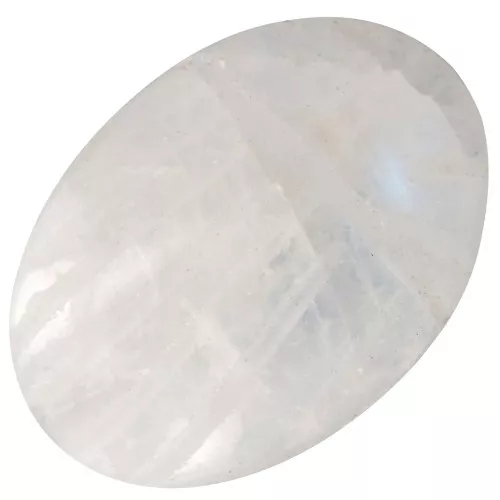 Cuenta de escarabajo ovalada grabada 14x10 mm piedra preciosa - Piedra de luna x1