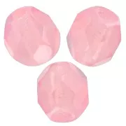 Facetadas 5 mm Rosa Opal x50