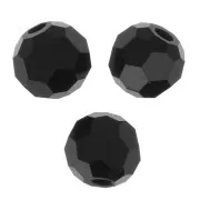 Redondas Facetadas de Cristal Preciosa 3 mm - Jet x20