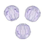 Redondas Facetadas de Cristal Preciosa 3 mm - Violet x20