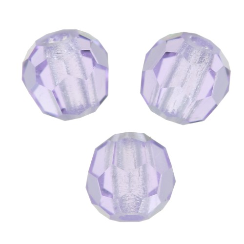 Redondas Facetadas de Cristal Preciosa 3 mm - Violet x20