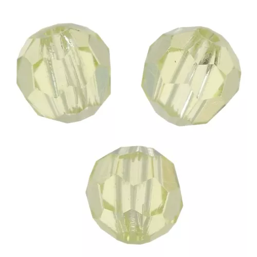Redondas facetadas de cristal Preciosa 3 mm - Jonquil x20