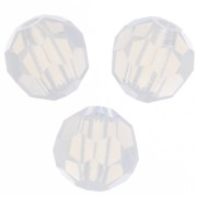 Redondas facetadas de cristal Preciosa 5 mm - White Opal x15|raw }}