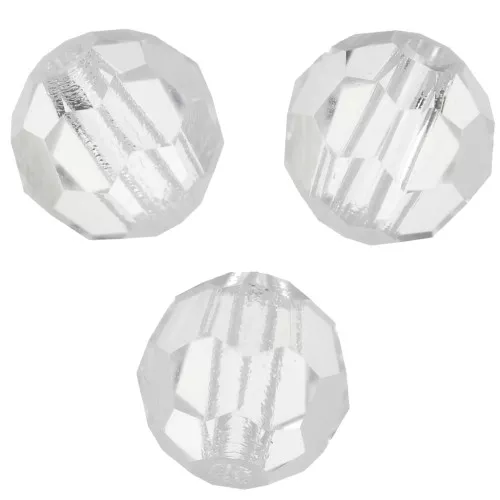 Redondas facetadas de cristal Preciosa 5 mm - Crystal x15