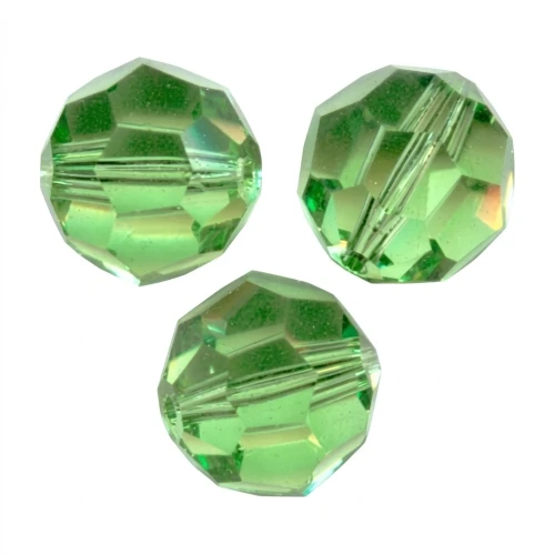 Cuentas redondas PureCrystal 5000 6 mm - Peridoto x6
