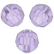 Redondas Facetadas de Cristal Preciosa 5 mm - Violet x15