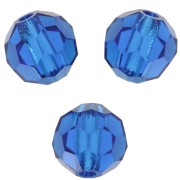 Redondas Facetadas de Cristal Preciosa 5 mm - Capri Blue x15