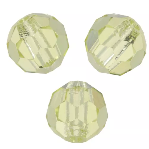 Redondas Facetadas de Cristal Preciosa 5 mm - Jonquil x15