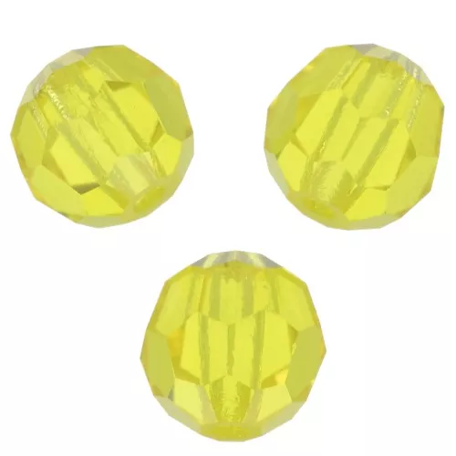 Redondas Facetadas de Cristal Preciosa 5 mm - Citrine x15