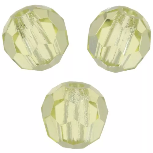 Redondas Facetadas de Cristal Preciosa 4 mm - Jonquil x20