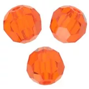 Redondas Facetadas de Cristal Preciosa 4 mm - Hyacinth x20