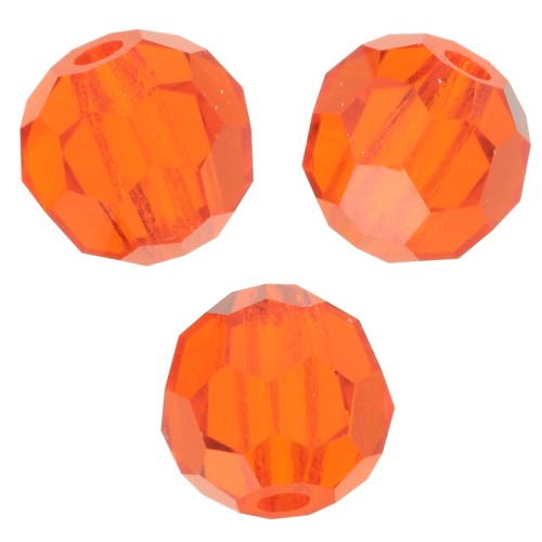 Redondas Facetadas de Cristal Preciosa 4 mm - Hyacinth x20