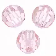 Redondas Facetadas de Cristal Preciosa 4 mm - Light Rose x20