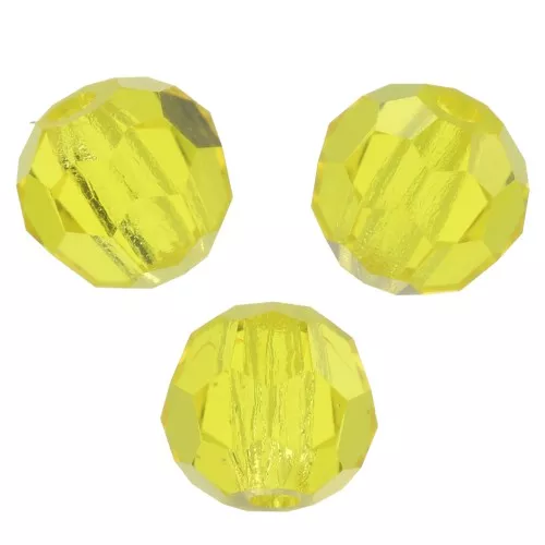 Redondas Facetadas de Cristal Preciosa 4 mm - Citrine x20