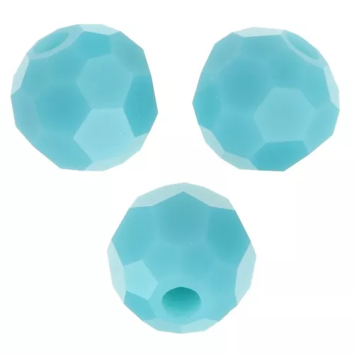 Redondas Facetadas de Cristal Preciosa 4 mm - Turquoise x20