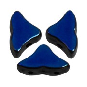 Cuentas de cristal Helios® de Puca® 6x10mm - Full Azzuro x10g