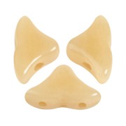 Cuentas de cristal Helios® de Puca® 6x10mm - Opaque Beige x10g