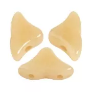 Cuentas de cristal Helios® de Puca® 6x10mm - Opaque Beige x10g