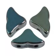 Cuentas de cristal Helios® de Puca® 6x10mm - Full Celsian x10g