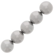 Perlas redondas nacaradas de 12 mm - Gris x15|raw }}
