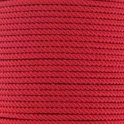 Cordón de poliéster trenzado de 2 mm - Rojo oscuro x1m