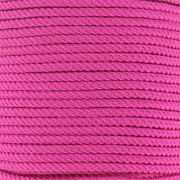 Cordón de poliéster trenzado de 2 mm - Fucsia x1m