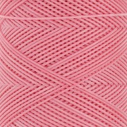 Hilo plano de poliéster encerado Slam Cord para micro macramé 0,6 mm - Rosa x100m