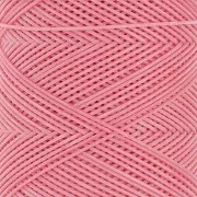 Hilo plano de poliéster encerado Slam Cord para micro macramé 0,6 mm - Rosa x100m