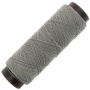 Hilo plano de poliéster encerado Slam Cord para micro macramé 0,6 mm - Gris x100m|raw }}