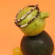 Hilo plano de poliéster encerado para micro macramé 0,6 mm - Rojo x100m