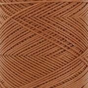Hilo plano de poliéster encerado Slam Cord para micro macramé 0,6 mm - Mocca x100m