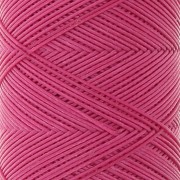 Hilo plano de poliéster encerado para micro macramé 0,6 mm - Fucsia x100m