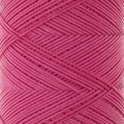 Hilo plano de poliéster encerado para micro macramé 0,6 mm - Fucsia x100m