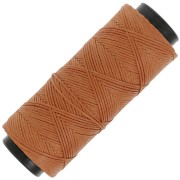 Bobina de poliéster encerado para micro macramé 1mm - Mocca x100m